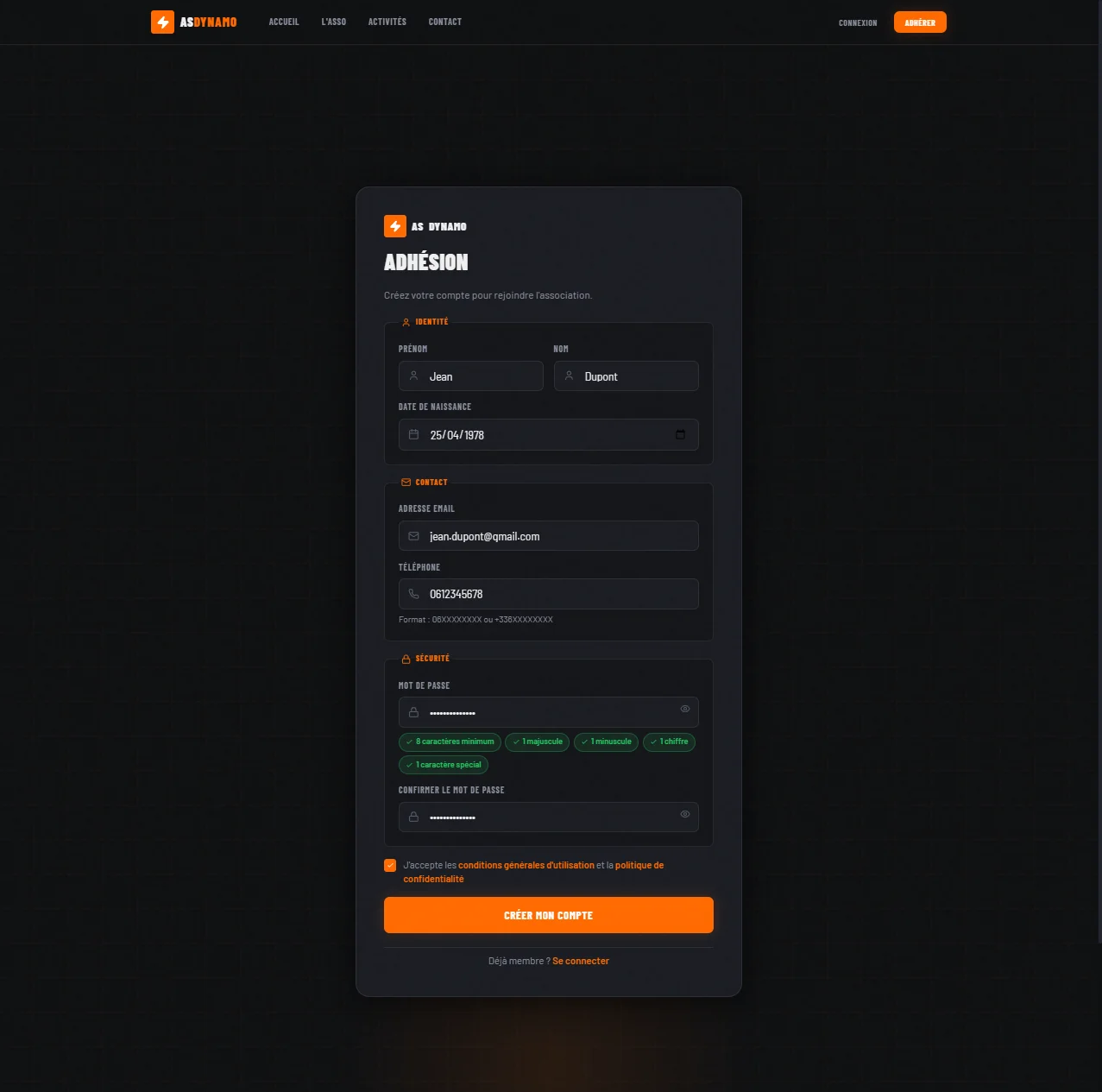 AS Dynamo — vue 2